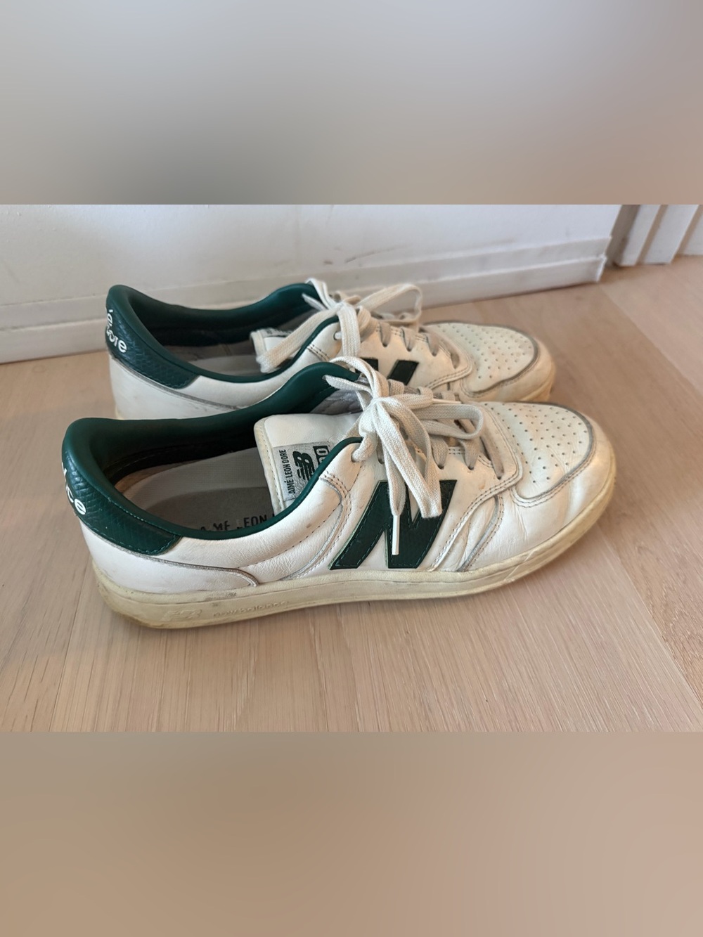 New Balance T500 Aime Leon Dore White Green Sneakers